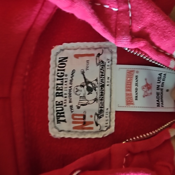 True religion hoodie big t threading - Picture 3 of 7